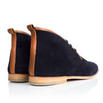 Le Poète Boot // Navy Blue + Cognac (US: 7)