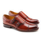 Stefano Double Monk Strap Shoe // Brown (US: 11.5)