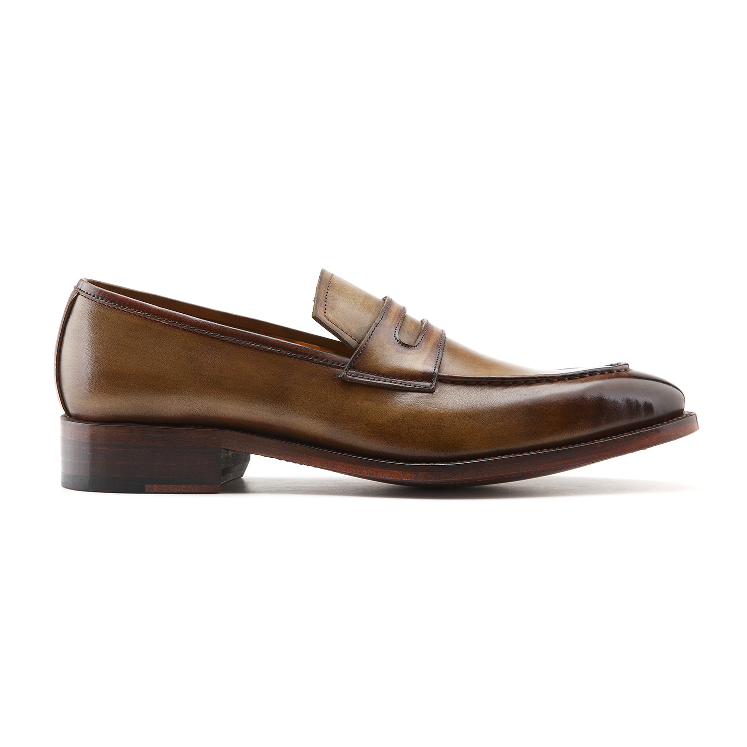 Alberto Penny Loafer // Olive (US: 12) - Monsieur Shoes - Touch of Modern