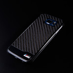 Masters Club // BMW Carbon Fiber + Aluminum Hard Case // Black (Galaxy S6)