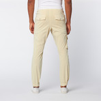 Twill Cargo Pants // Off White (XL)