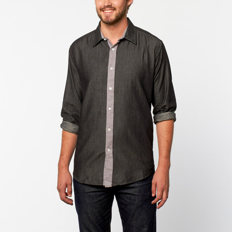 Standard Issue // Chambray Shirt // Black (S)