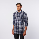 Tie Dye Shirt // Plaid (S)