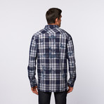 Tie Dye Shirt // Plaid (S)