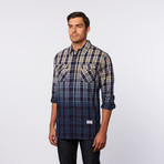 Dip Dye Shirt // Plaid (M)