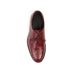 MYS Elegant Reptile Embossed Derby // Dark Red (Euro: 45)