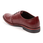 MYS Elegant Reptile Embossed Derby // Dark Red (Euro: 44)