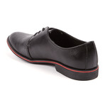 MYS Elegant Reptile Embossed Derby // Black (Euro: 40)