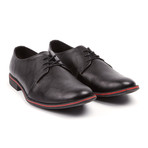 MYS Elegant Reptile Embossed Derby // Black (Euro: 42)