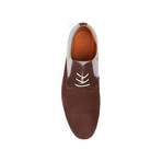 MYS Sport Casual Suede + Leather Derby // Dark Brown + Grey (Euro: 39)