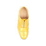 Lord Chancellor Croco Embossed Oxford // Yellow (Euro: 46)