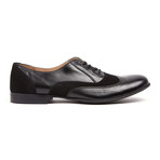 MYS // Lord Chancellor Suede + Leather Wingtip Oxford // Black (Euro: 39)