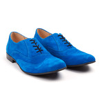 Lord Chancellor Suede Wingtip Oxford // Blue Night (Euro: 44)