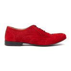 Lord Chancellor Suede Wingtip Oxford // Red Chili (Euro: 45)