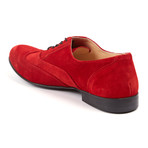 Lord Chancellor Suede Wingtip Oxford // Red Chili (Euro: 45)