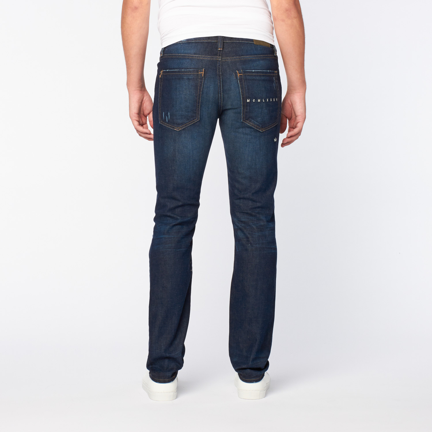 Straight Fit Pierre Scrub Jean // Blue (29WX32L) - JNCO Clothing ...