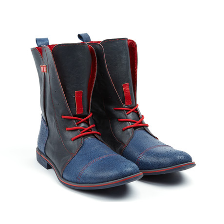 Masatti Cap-Toe Boot // Navy Blue (Euro: 39)