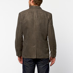 Standard Issue // Suede Blazer // Dark Grey (M)