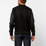 Standard Issue // Wool Bomber Jacket // Black (S)