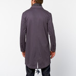 Standard Issue // Cotton Long Coat // Blue (S)