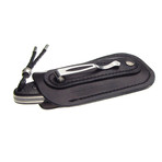 Carbon Fiber Damascus Folder // Black