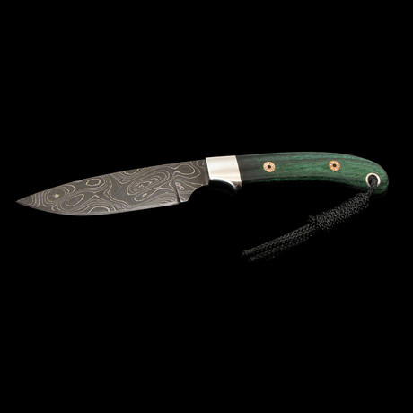 Dymondwood Fixed Blade Knife (Green)