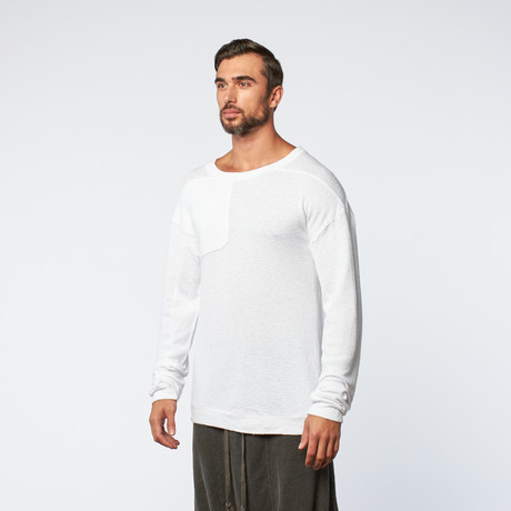 Speros Stevie Sweatshirt // Optic White (XS)