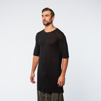 Linen Chase Tee // Jet Black (XS)