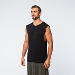 Speros Muscle Shirt // Jet Black (XL)