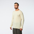 Long-Sleeve Linen Jersey 201 // Natural (XL)