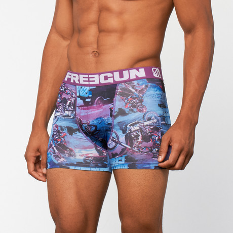 FREEGUN // Boxer // Purple Print (S)