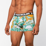 FREEGUN // Boxer // Green Print (XL)