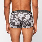 JACH's // Floral Boxer // Black + White (L)