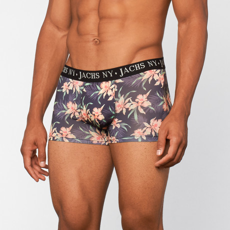 JACH's // Floral Boxer // Black + Yellow (S)