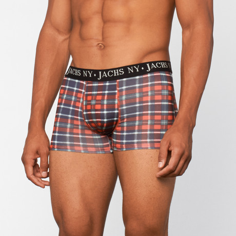 JACH's // Plaid Boxer // Red (S)