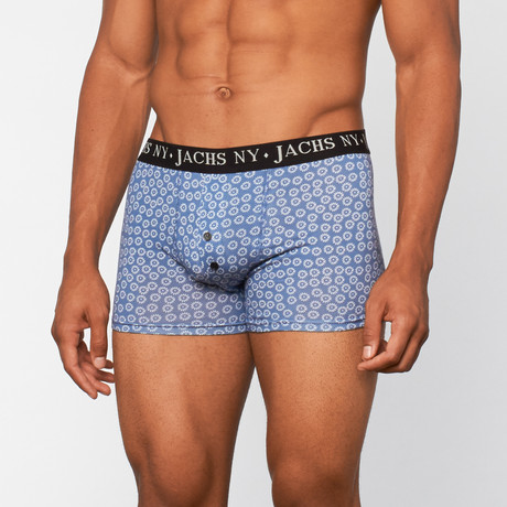 JACH's // Button Fly Boxer // Blue (S)