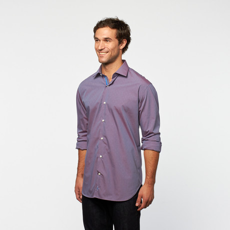 Colgate Button-Up Shirt // Grey (L)
