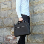 Poros Charging Briefcase // Cedar (Apple Lightning)
