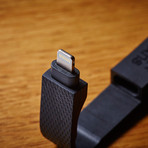 NuAns Bandwire // Lightning Cable (Khaki)