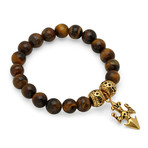 Tiger Eye Beaded Bracelet // Yellow