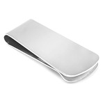 Silver Toned Moneyclip // Metallic