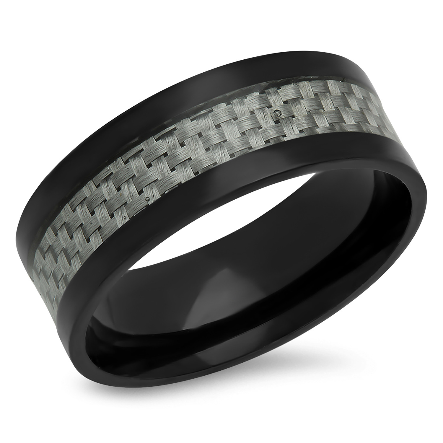 Carbon Fiber Ring // Black (Size 9) - HMY Jewelry - Touch of Modern