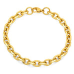 18k Gold Plated Link Bracelet // Yellow