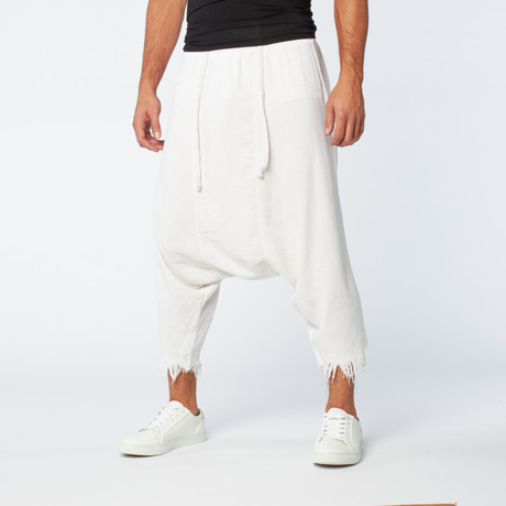 Linen Issac Pant // White (S)