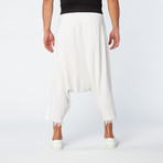 Linen Issac Pant // White (M)