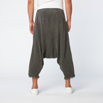 Isaac Linen Bottoms // Charcoal (L)