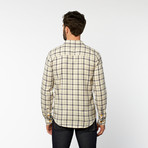 Threads for Thought // Flannel Button-Up // Ecru Plaid (L)