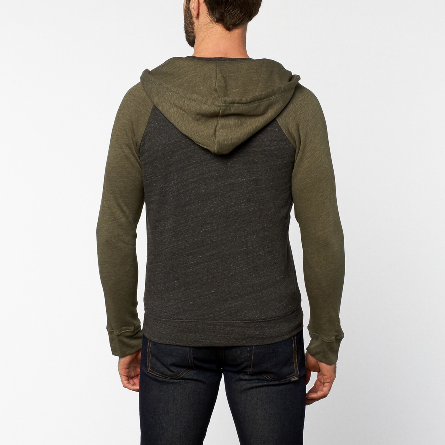 Malibu Zip Hoodie // Heather Black + Heather Grey (S) - Threads For ...