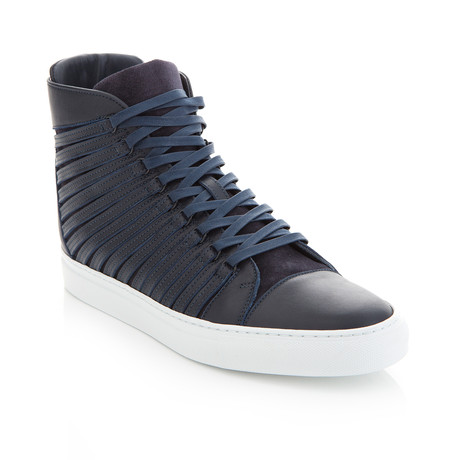 Radial Leather High-Top // Midnight (Euro: 40)