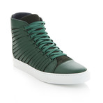 Radial Leather High-Top // Green (Euro: 43)